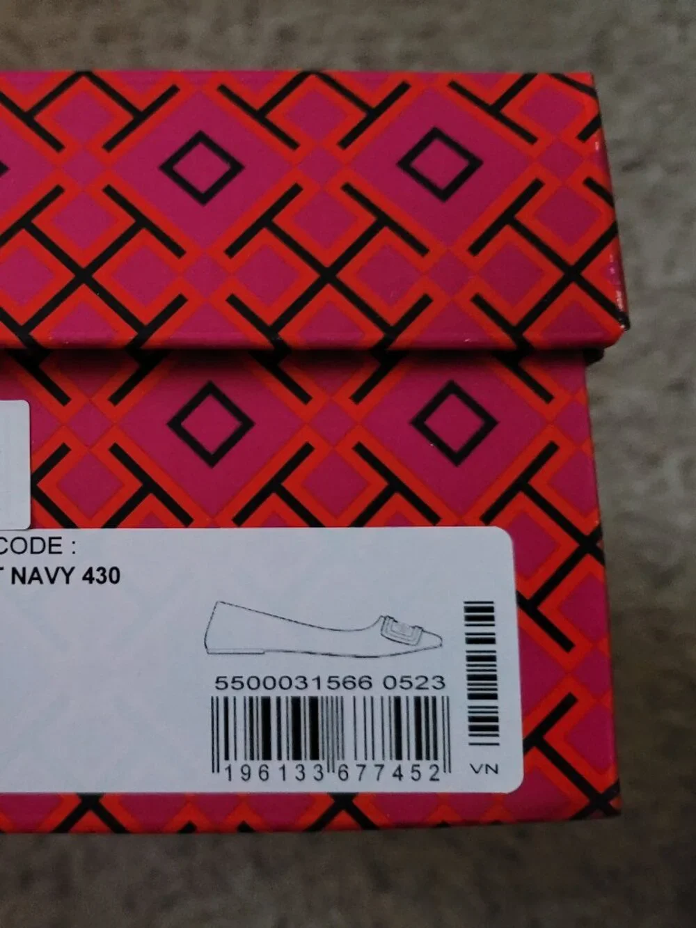 NIB Tory Burch Georgia Ballet Patent Leather - 8.5